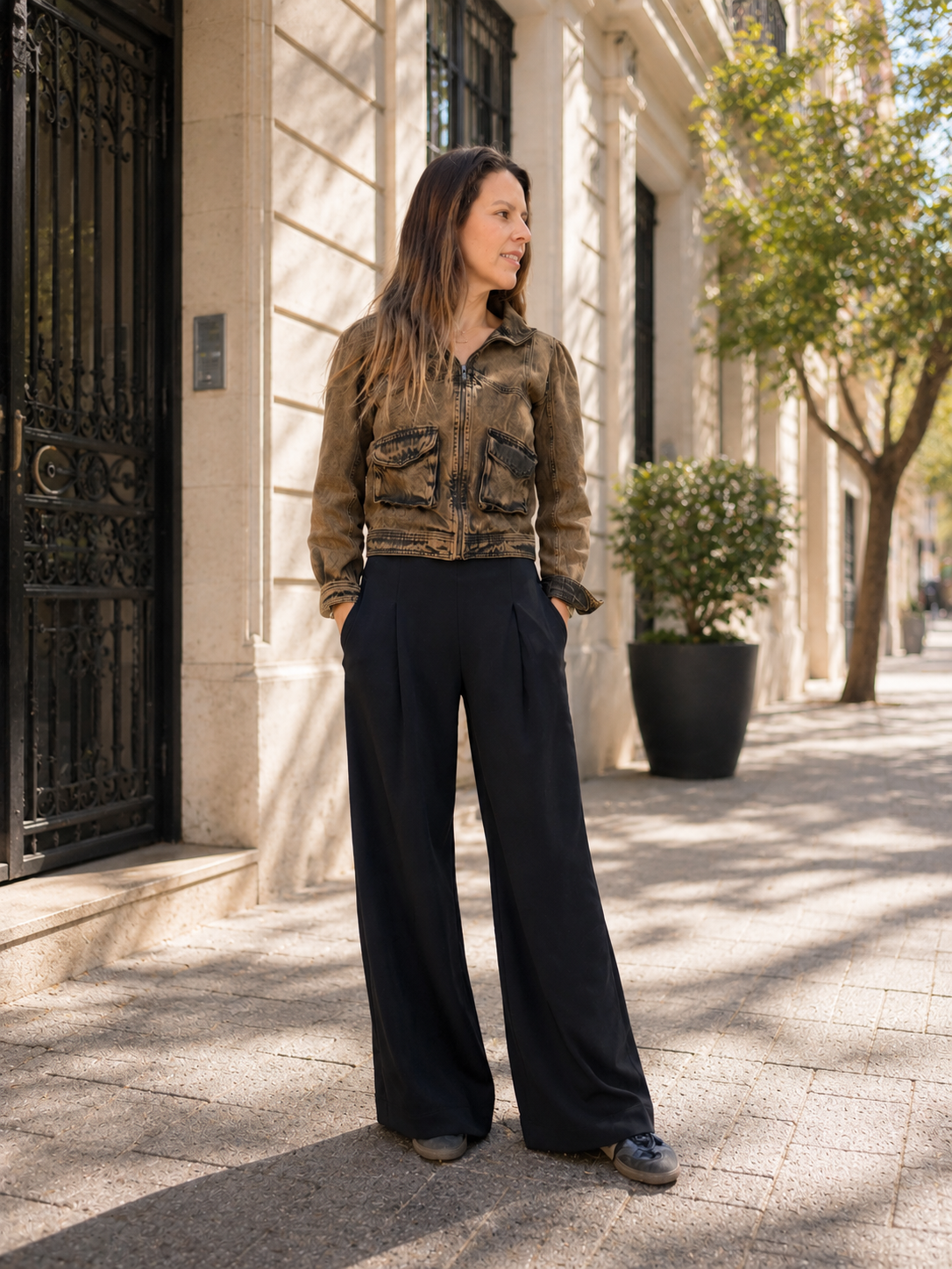 Pantalón Ambar Negro
