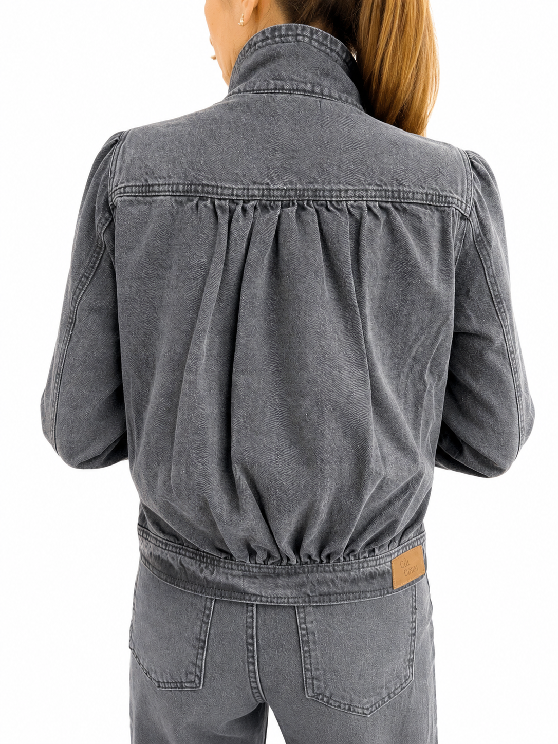 Chaqueta de Jean Anastasia Gris deslavado