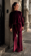 Pantalón Luz Burdeo