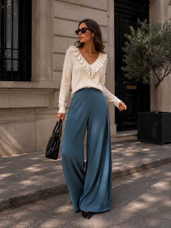 Pantalón Brisa Petróleo