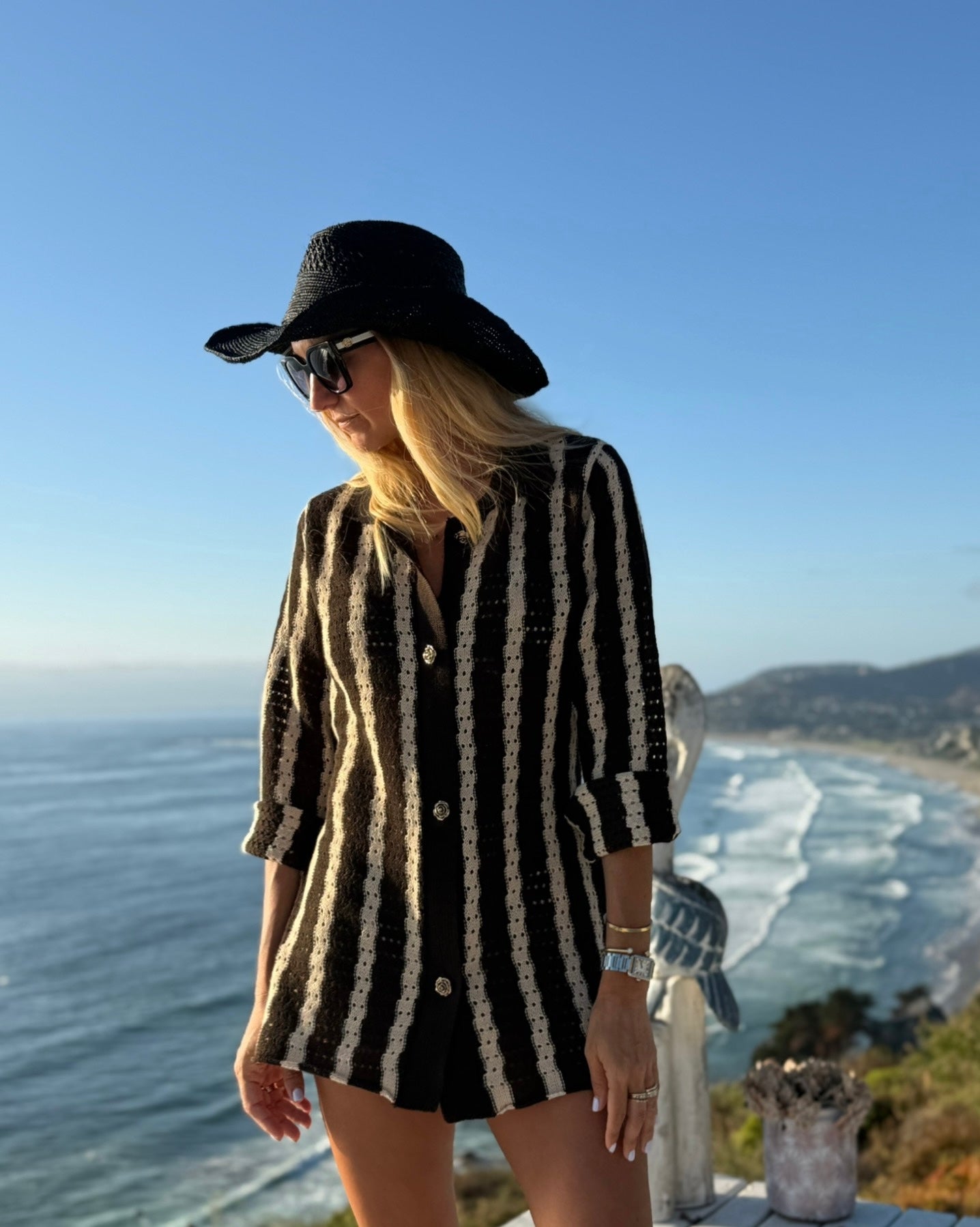 pantalon gitana del mar café