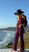 Pantalón tejido Gitana del Mar Fucsia