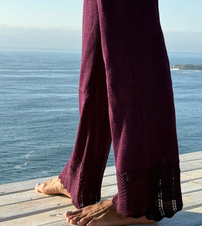 Pantalón tejido Gitana del Mar Fucsia