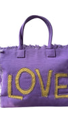 Bolso Morado Love Mostaza